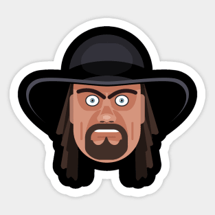 Undertaker Head Sticker